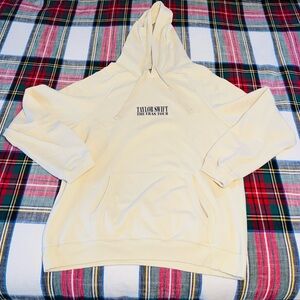 Official Taylor Swift Eras Tour Beige Hoodie w/ B&W back graphic /size 2XL / NEW